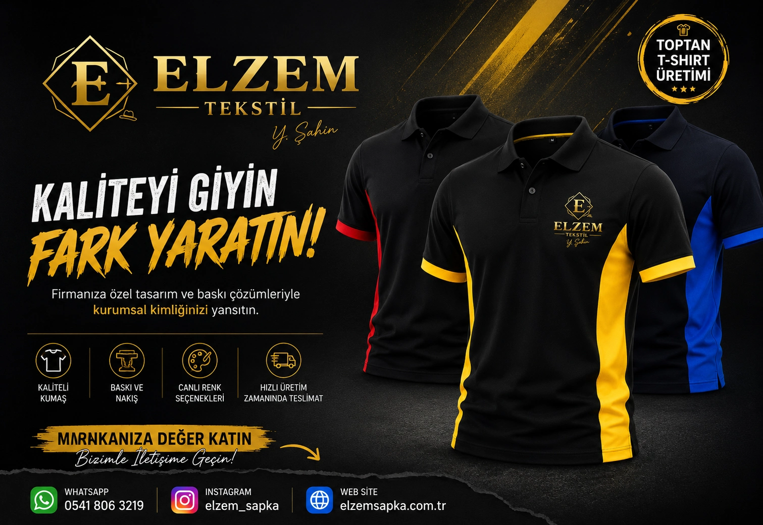 T-shirt üretimi